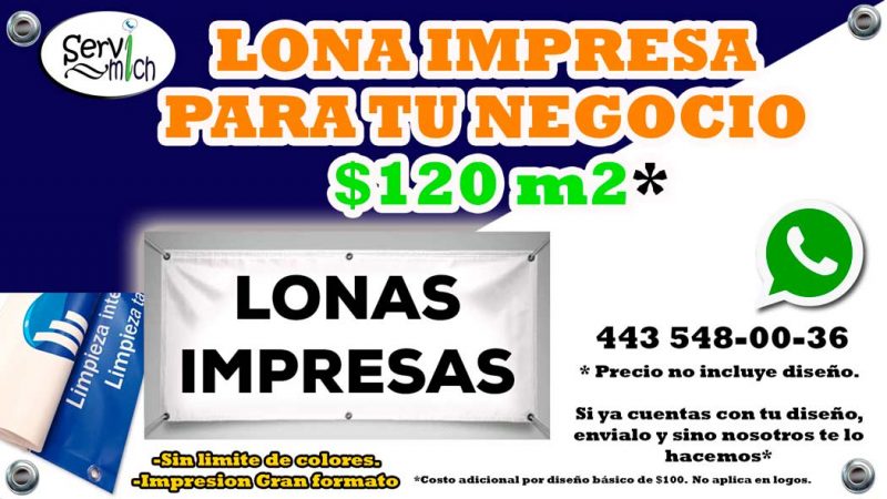 Lona impresa gran formato
