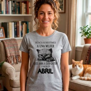 Playera Gatito Personalizada con tu Mes (dama o caballero)