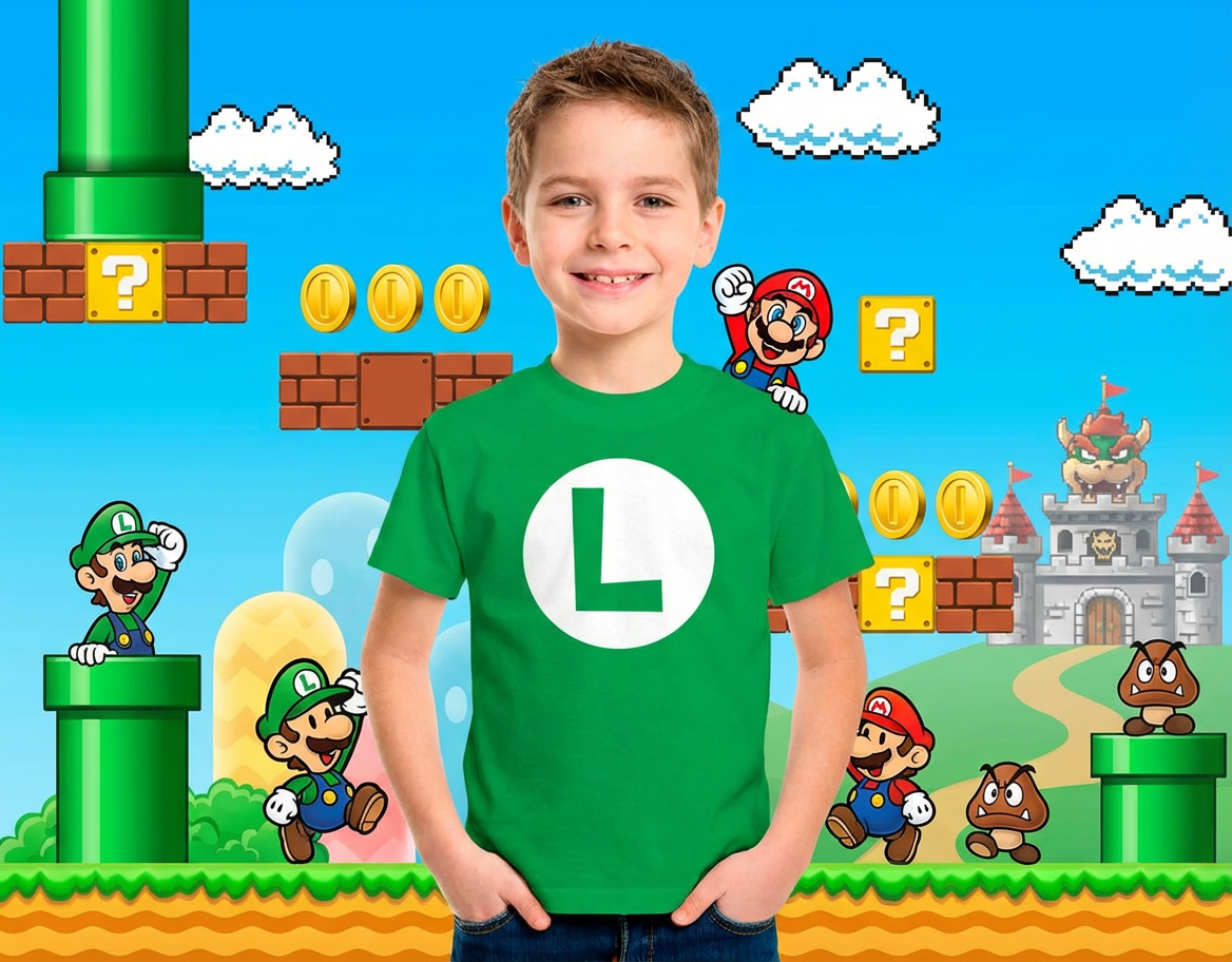 Playera gamer kids, dama y caballero